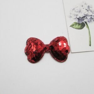 Snap Sequin Bow