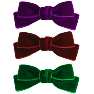 Velvet Bow for Snap Shoe Clips